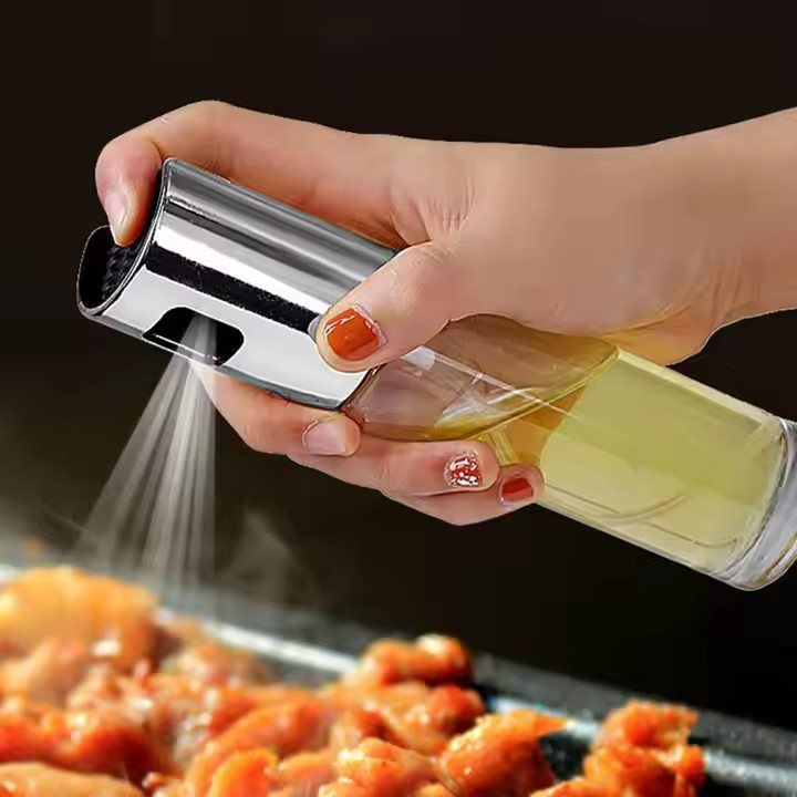 Olive Oil Vinegar Sprayer Oil Spray Bottle Pump Oil Dispenser Seasoning Kettle Baking Cooking Tool Salad BBQ Kitchen Gadgets