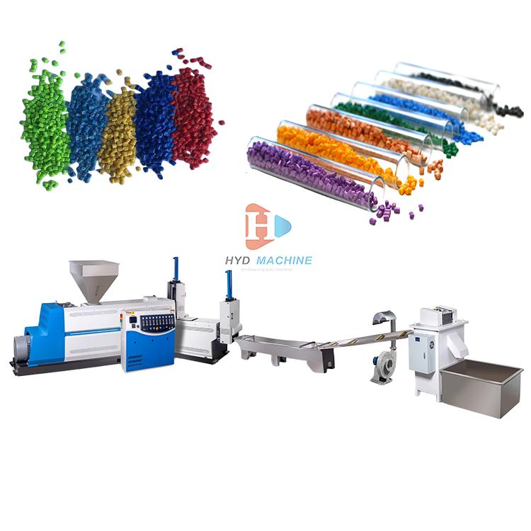 Waste Plastic PE PP HDPE LDPE ABS PVC Waste Recycling Pelletizing Line Single Screw Extruder Granulation Machine Film Bag Bottle Flakes Strip Granulator