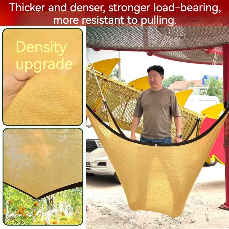 China Factory Wholesale Price HDPE UV Stabilized Beige Courtyard Terrace Garden Outdoor Sun Shade Protection Net Cloth Roll 220GSM 98% Block