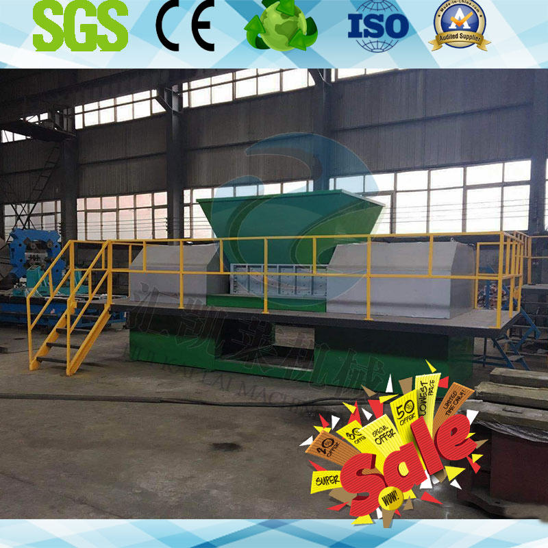 Double Shaft Shredder for HDPE/LDPE Pipe Bottle Drum Lump Waste Mini Shredder