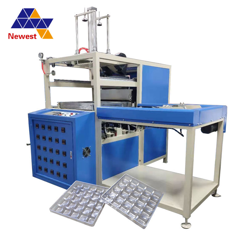 Plastic Packaging Tray Box Vacuum Thermoforming Blister Moulding Machine