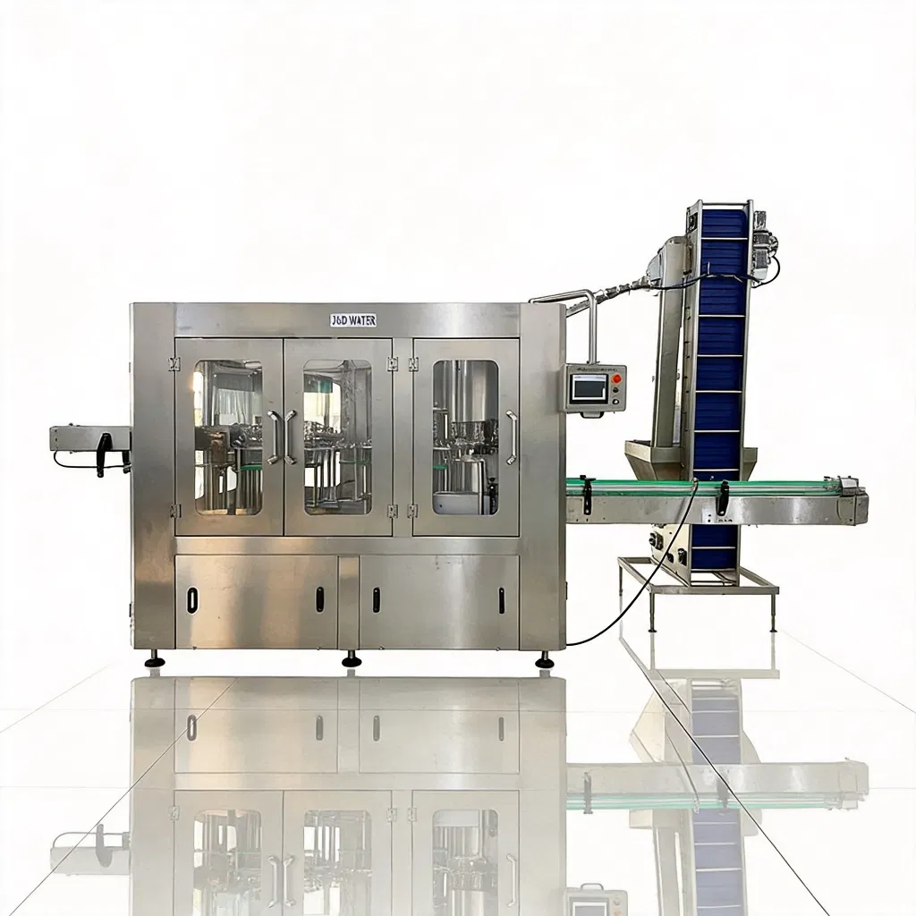Competitive Price Automated 500ml 3-15L 3 in 1 Pet Plastic Bottle Juice Beverage Drinking Water Filling Bottling Production Line Machine Price