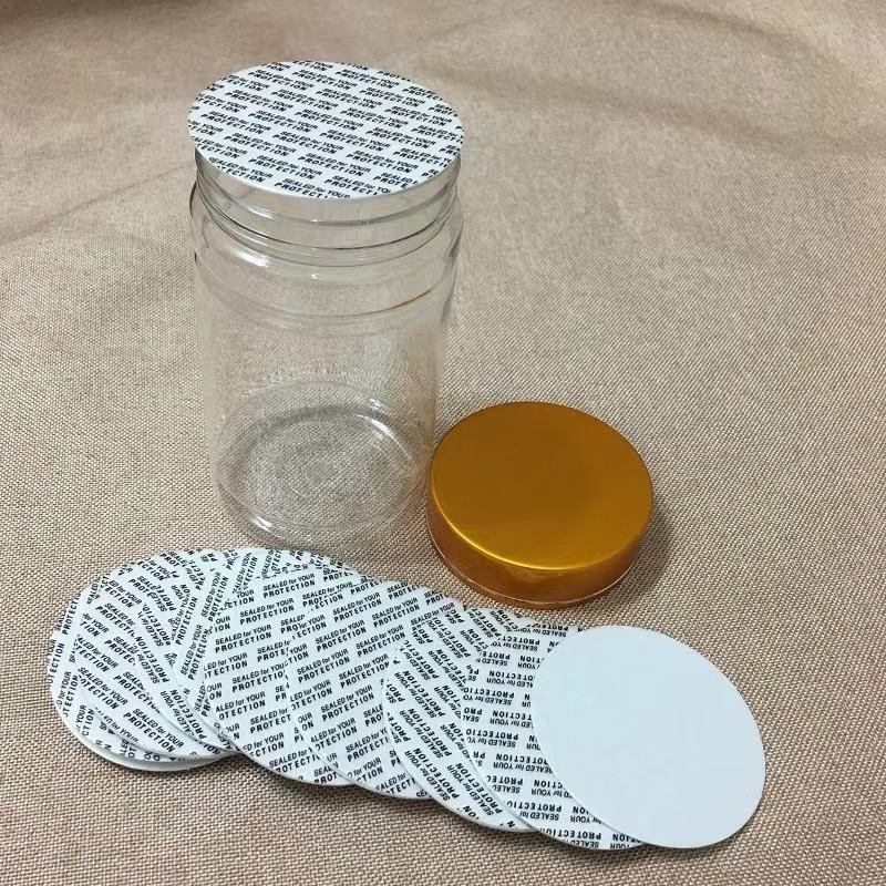 2026 Customized Heat Induction Seal Liners Gasket Aluminium Foil Seal Liner for PP Pet PVC Glass Bottles Plastic Bottles