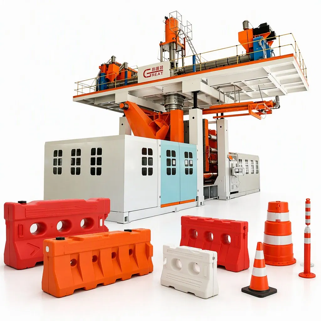 Heavy Duty HDPE Road Barrier Manufacturing Machine