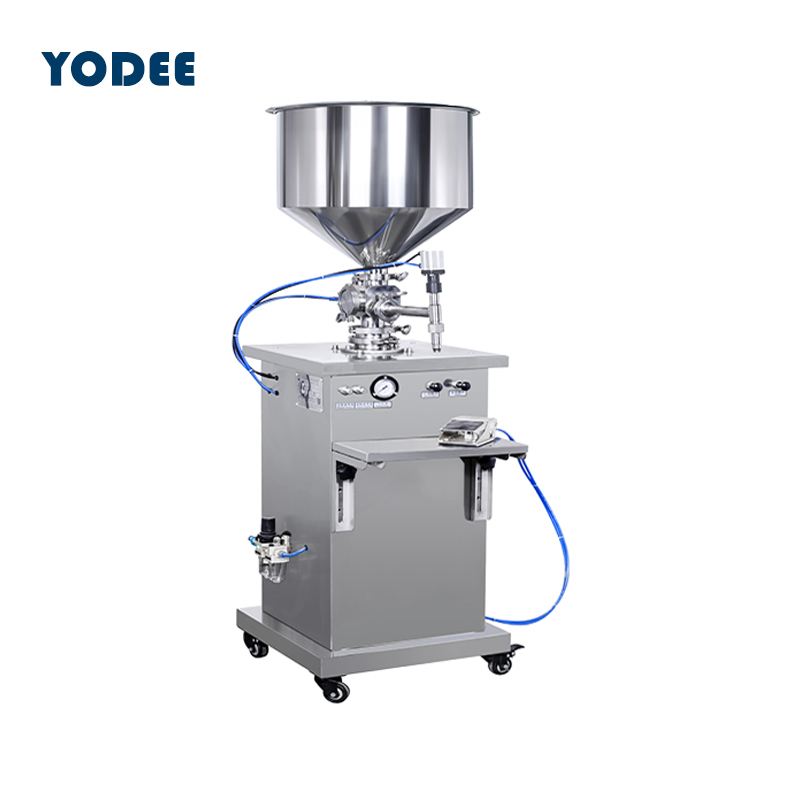 Semi Automatic Syrup Honey Sauce Mayonnaise Plastic Bottle / Pouch Filling Machine