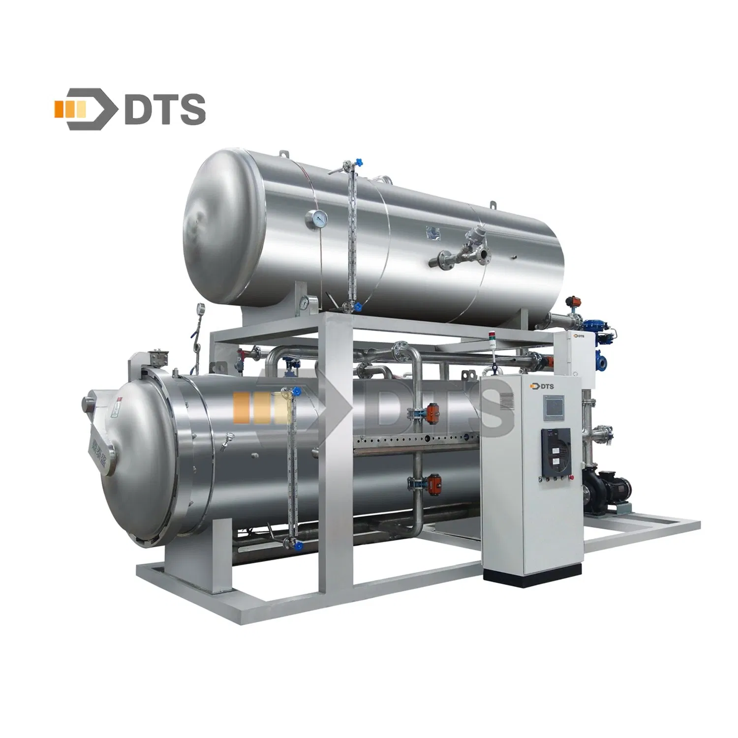 Water Immersion Rotary Retort/Sterilizer/Autoclave for Plastic Bottles, Cups