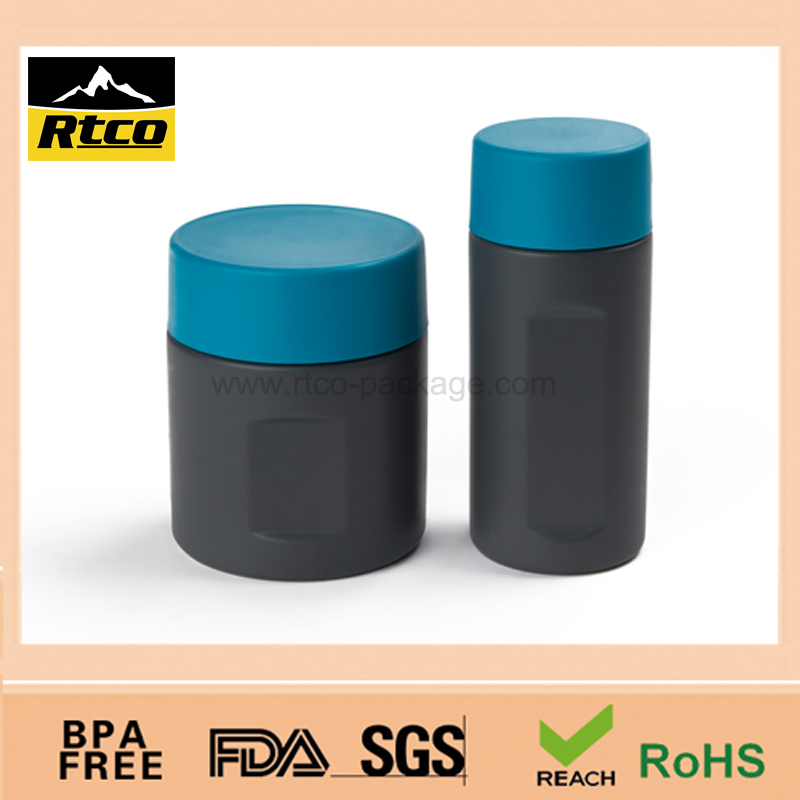 HDPE Lastics Bottle Package with Lid, Shape & Size and Colors Can Be Customised as Requested