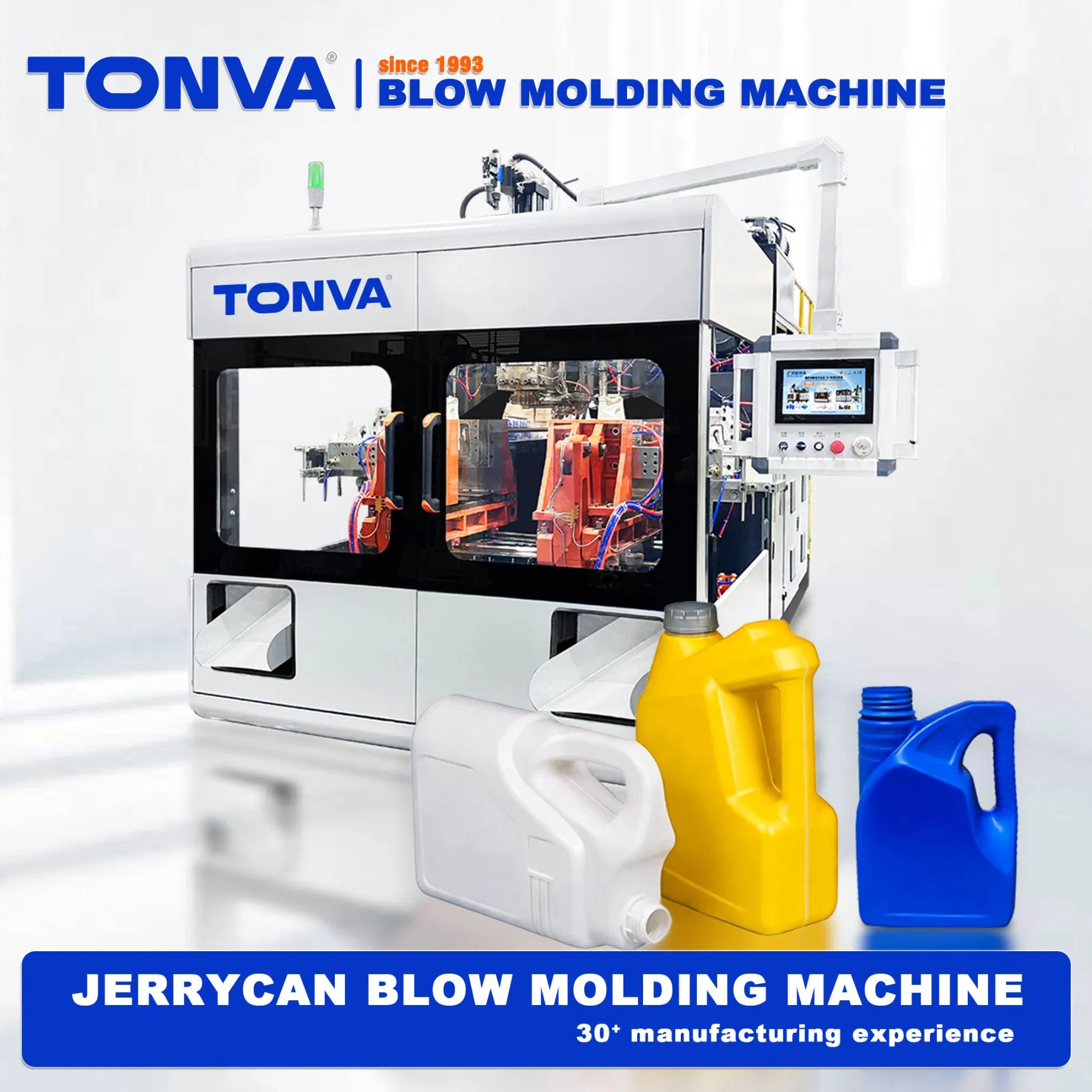 1L 5L Plastic Engine Oil Jerrycan HDPE Extrusion Blow Molding Machine