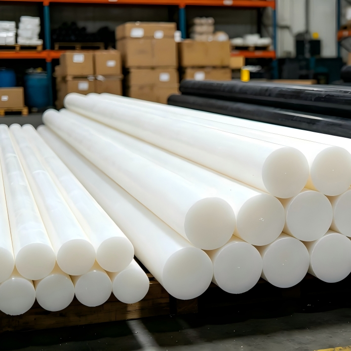HDPE Rod 10mm China Manufacturer Custom 3 mm, 4 mm, 6 mm, 50 mm /PE Circular Engineering Plastic Extrusion HDPE Rod for Round/High Density Polyethylene