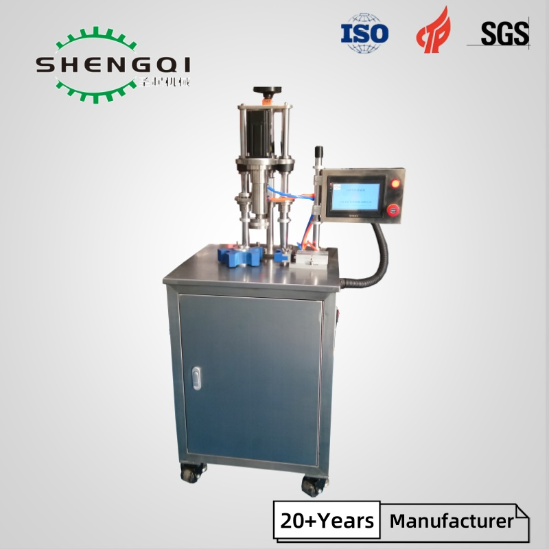 Shanghai Manufacturer Semi Automatic Capping Screwing Sealing for Glass/Plastic Bottles