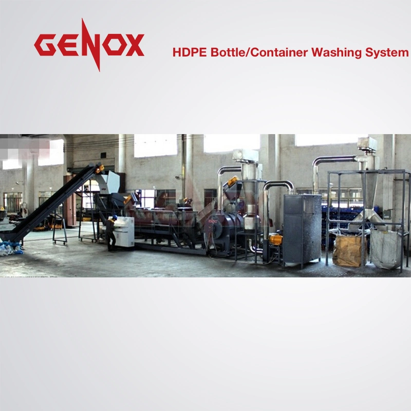 HDPE Bottles Washing Plant / PE Plastic Washing Machine