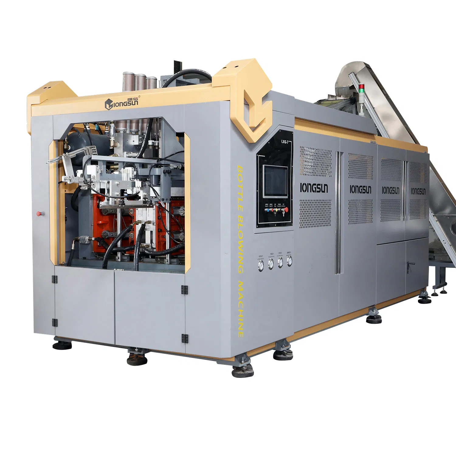 Automatic 330ml 500ml 1L 2L 5L 10L Plastic Pet Bottle Heating Stretch Blow Molding Machine High Speed China